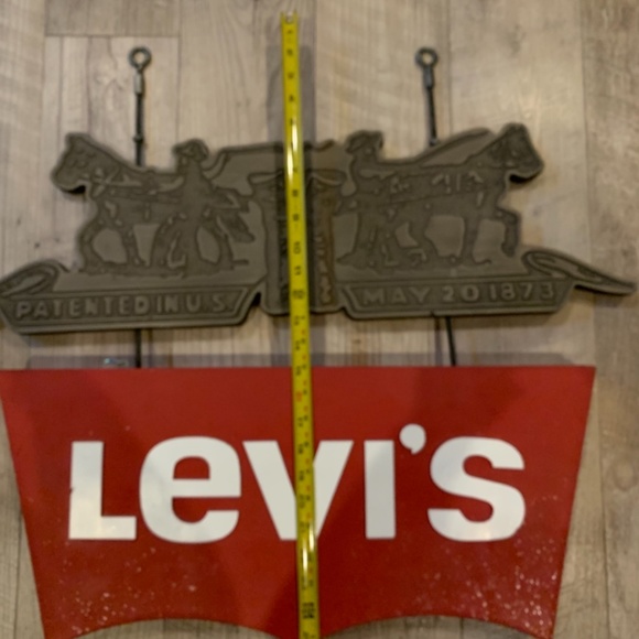 Levi’s Vintage Store Sign Vintage Antique - Picture 5 of 16